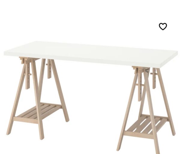 White Desk / Seahorse legs - Image 2