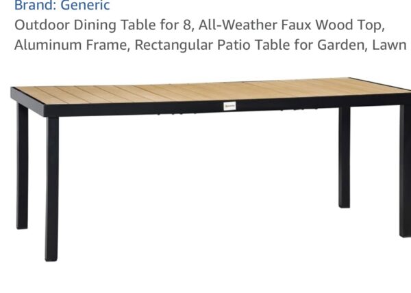 Outdoor dining table - Image 2