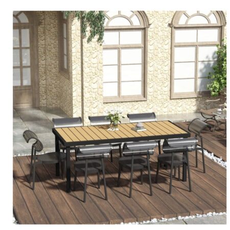 Outdoor dining table