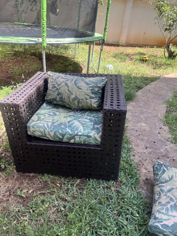 Outdoor sofa, 2 armchairs, coffee table - Image 3