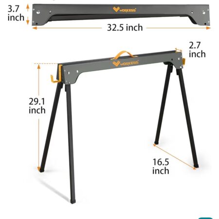 2 Saw Horses, heavy duty foldable