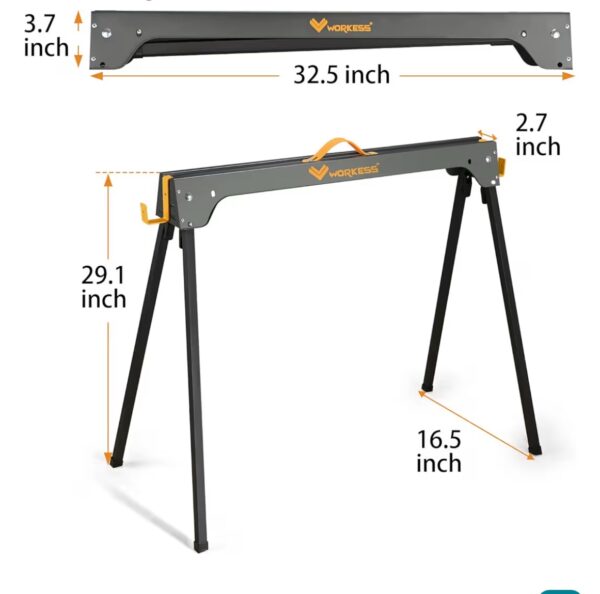 2 Saw Horses, heavy duty foldable